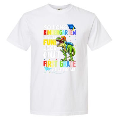 So Long Kindergarten Graduation Class Of Dinosaur Garment-Dyed Heavyweight T-Shirt