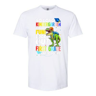 So Long Kindergarten Graduation Class Of Dinosaur Softstyle CVC T-Shirt