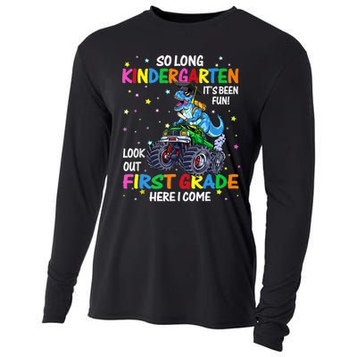 So Long Kindergarten Graduation Class Of Dinosaur Cooling Performance Long Sleeve Crew