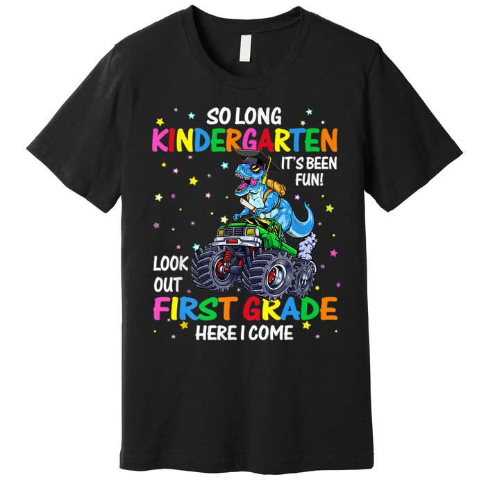 So Long Kindergarten Graduation Class Of Dinosaur Premium T-Shirt