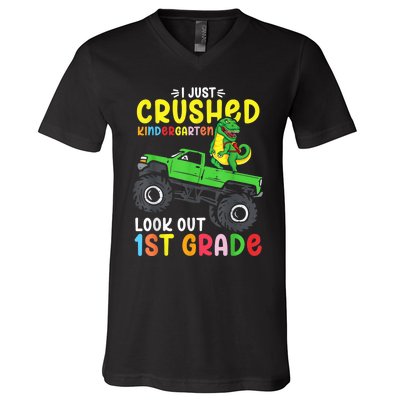 So Long Kindergarten Graduation Class Of Dinosaur V-Neck T-Shirt