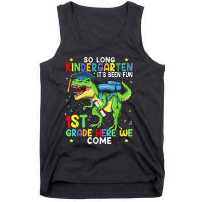 So Long Kindergarten Graduation Class Of Dinosaur Tank Top