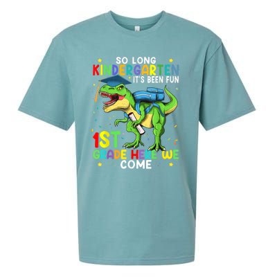 So Long Kindergarten Graduation Class Of Dinosaur Sueded Cloud Jersey T-Shirt