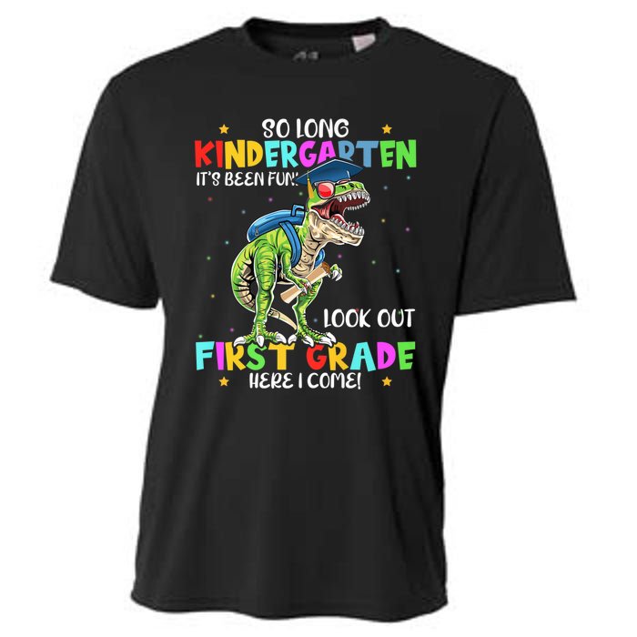 So Long Kindergarten Graduation Class Of Dinosaur Cooling Performance Crew T-Shirt