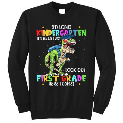 So Long Kindergarten Graduation Class Of Dinosaur Sweatshirt