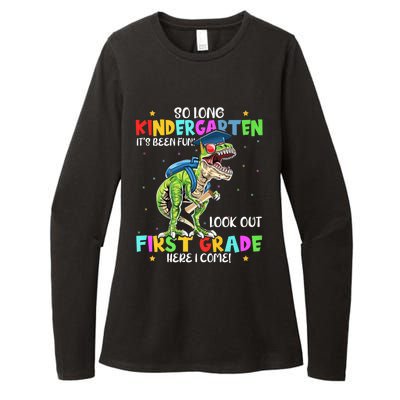 So Long Kindergarten Graduation Class Of Dinosaur Womens CVC Long Sleeve Shirt