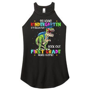 So Long Kindergarten Graduation Class Of Dinosaur Women’s Perfect Tri Rocker Tank