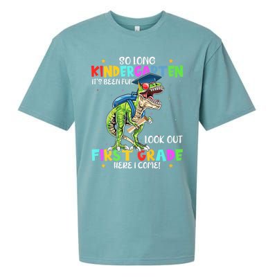 So Long Kindergarten Graduation Class Of Dinosaur Sueded Cloud Jersey T-Shirt