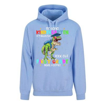 So Long Kindergarten Graduation Class Of Dinosaur Unisex Surf Hoodie