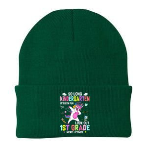 So Long Kindergarten Its Been Fun Look Out 1st Grade Unicorn Knit Cap Winter Beanie