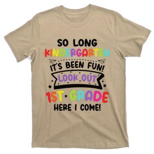 So Long Kindergarten Look Out first Grade Graduation Gifts T-Shirt