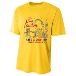 So Long London 4th Of July Performance Sprint T-Shirt