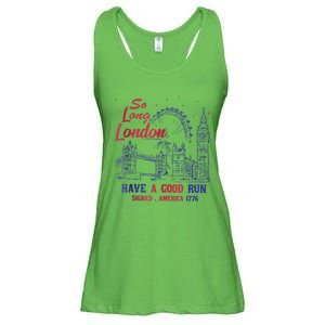 So Long London 4th Of July Ladies Essential Flowy Tank