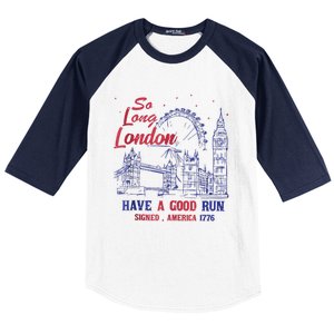 So Long London 4th Of July Baseball Sleeve Shirt