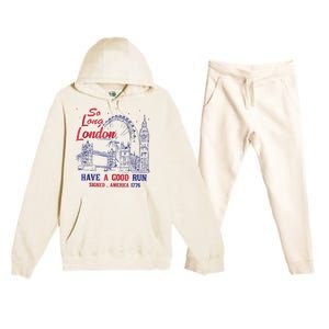 So Long London 4th Of July Premium Hooded Sweatsuit Set