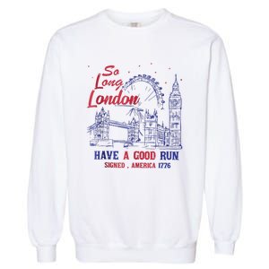 So Long London 4th Of July Garment-Dyed Sweatshirt