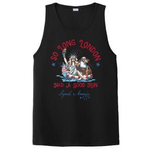 So Long London Had Good Run Funny Independence Day July 4th PosiCharge Competitor Tank