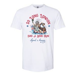 So Long London Had Good Run Funny Independence Day July 4th Softstyle CVC T-Shirt