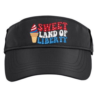 Sweet Land Liberty 4th Of July / Funny Independence Usa Day Meaningful Gift Adult Drive Performance Visor