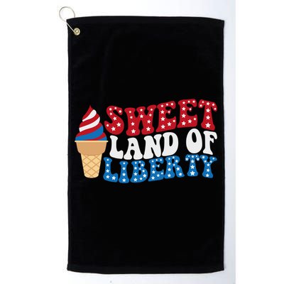 Sweet Land Liberty 4th Of July / Funny Independence Usa Day Meaningful Gift Golf Towel