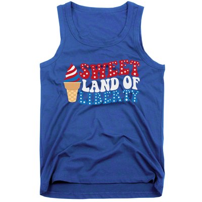 Sweet Land Liberty 4th Of July / Funny Independence Usa Day Meaningful Gift Tank Top