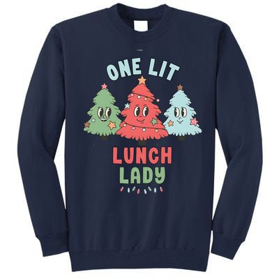 School Lunch Lady Christmas Holiday Christmas Tall Sweatshirt