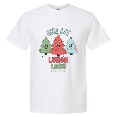 School Lunch Lady Christmas Holiday Christmas Garment-Dyed Heavyweight T-Shirt