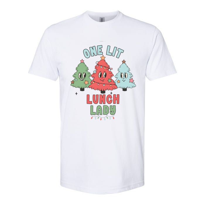 School Lunch Lady Christmas Holiday Christmas Softstyle CVC T-Shirt