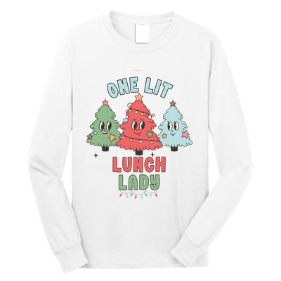 School Lunch Lady Christmas Holiday Christmas Long Sleeve Shirt