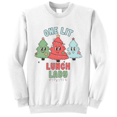 School Lunch Lady Christmas Holiday Christmas Sweatshirt