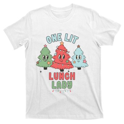 School Lunch Lady Christmas Holiday Christmas T-Shirt