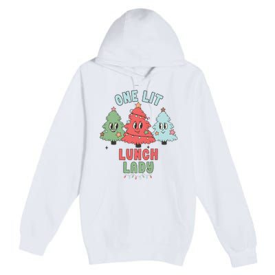 School Lunch Lady Christmas Holiday Christmas Premium Pullover Hoodie