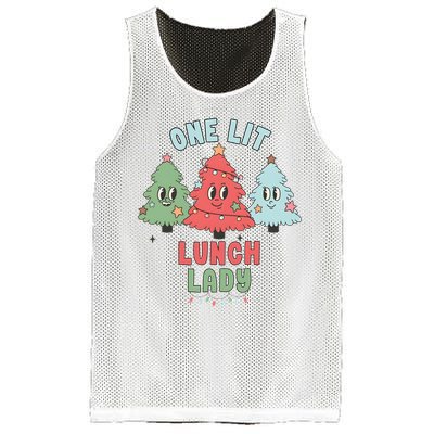 School Lunch Lady Christmas Holiday Christmas Mesh Reversible Basketball Jersey Tank