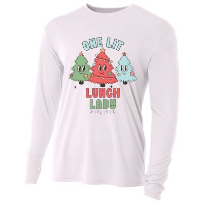 School Lunch Lady Christmas Holiday Christmas Cooling Performance Long Sleeve Crew