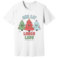 School Lunch Lady Christmas Holiday Christmas Premium T-Shirt