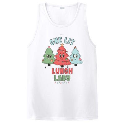 School Lunch Lady Christmas Holiday Christmas PosiCharge Competitor Tank