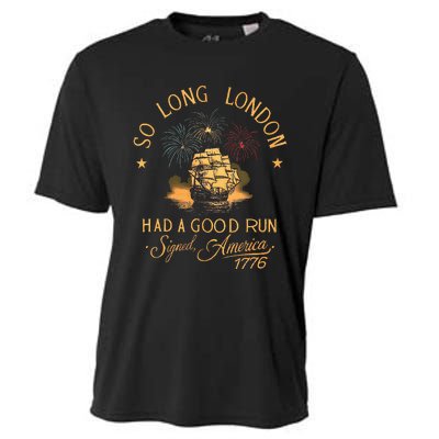 So Long London Had A Good Run Vintage Cooling Performance Crew T-Shirt