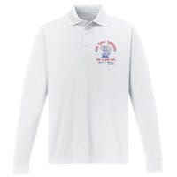 So Long London Had A Good Run Funny 4th Of July Performance Long Sleeve Polo