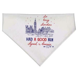 So Long London 4th Of July Color Had A Good Run USA-Made Doggie Bandana