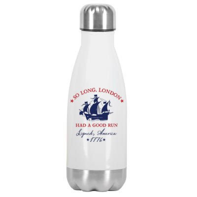 So Long London Had A Good Run Stainless Steel Insulated Water Bottle