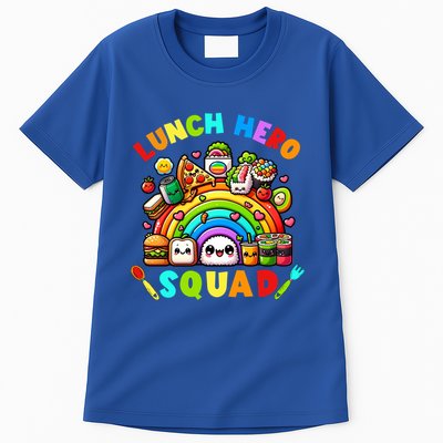 School Lunch Lady Squad A Food Team Rainbow Lunch Hero Squad Gift Tall T-Shirt