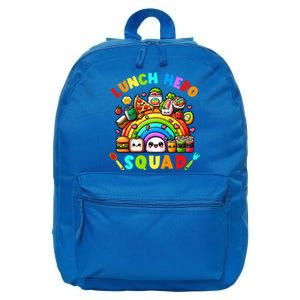 School Lunch Lady Squad A Food Team Rainbow Lunch Hero Squad Gift 16 in Basic Backpack