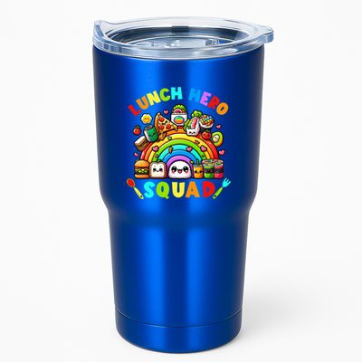 School Lunch Lady Squad A Food Team Rainbow Lunch Hero Squad Gift Tumbler