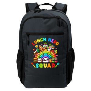 School Lunch Lady Squad A Food Team Rainbow Lunch Hero Squad Gift Daily Commute Backpack