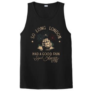 So Long London Had A Good Run Funny 4th Of July PosiCharge Competitor Tank