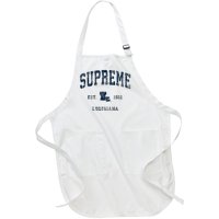 Supreme Louisiana La Vintage Athletic Sports Design Full-Length Apron With Pockets