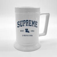 Supreme Louisiana La Vintage Athletic Sports Design Beer Stein