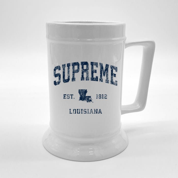 Supreme Louisiana La Vintage Athletic Sports Design Beer Stein