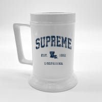 Supreme Louisiana La Vintage Athletic Sports Design Beer Stein