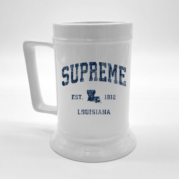 Supreme Louisiana La Vintage Athletic Sports Design Beer Stein